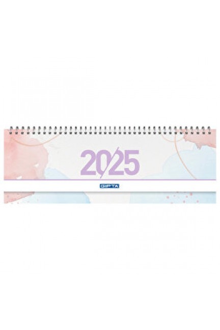 Gıpta 2025 Masa Takvimi 12 cm x 33 cm Karışık Renk