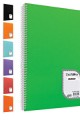 Keskin Color Cool Spiralli PP kapak A4 Kareli Defter 60 Yaprak