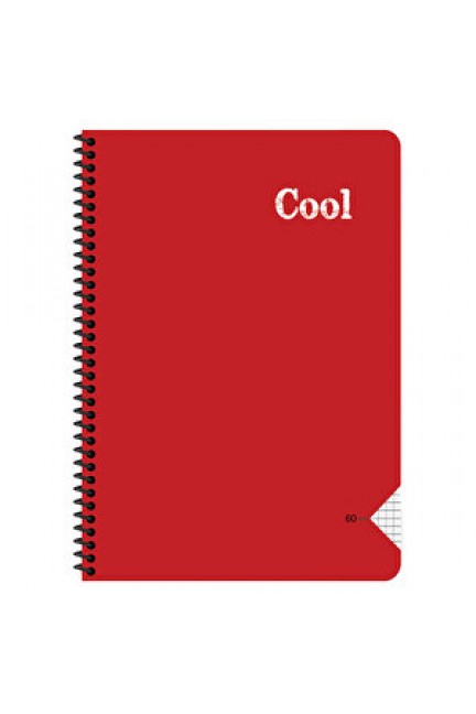 Keskin Color Cool Spiralli PP kapak A4 Çizgili Defter 120 Yaprak