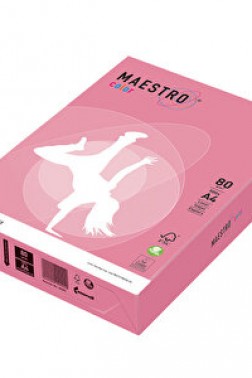 Maestro Color OP174 A4 Pembe Fotokopi Kağıdı 80 gr 1 Paket (500 Yaprak))