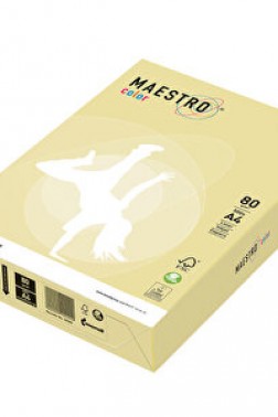 Maestro Color YE23 A4 Açık Sarı Fotokopi Kağıdı 80 gr 1 Paket (500 Yaprak)