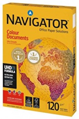 Navigator A4 Beyaz Fotokopi Kağıdı 120 gr 1 Paket (250 sayfa)