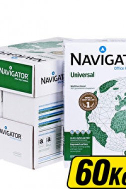 Navigator A4 Fotokopi Kağıdı 80 gr 1 Koli 5 Paket (2.500 Sayfa) 60'lı Koli