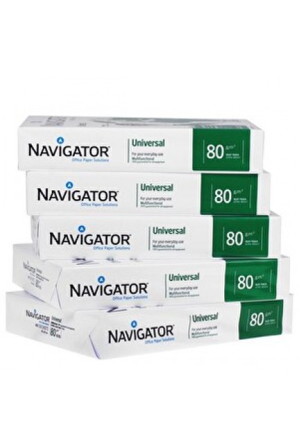 Navigator A4 Fotokopi Kağıdı 80 gr 1 Koli 5 Paket (2.500 Sayfa) 60'lı Koli