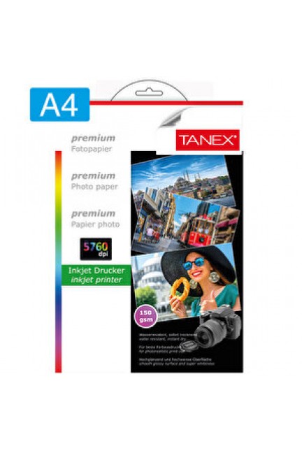 Tanex Fotoğraf Kağıdı A4 150 gr 210 mm x 297 mm 25 Sayfa