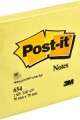 3M Post-it 654Y Yapışkanlı Not Kağıdı 76 mm x 76 mm Sarı 100 Yaprak