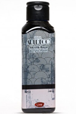 Artdeco Akrilik Boya Siyah 140 ml