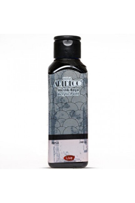 Artdeco Akrilik Boya Siyah 140 ml