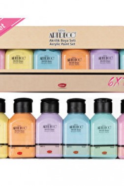 Artdeco Akrilik Boya 75 ml 6'lı Set Pastel