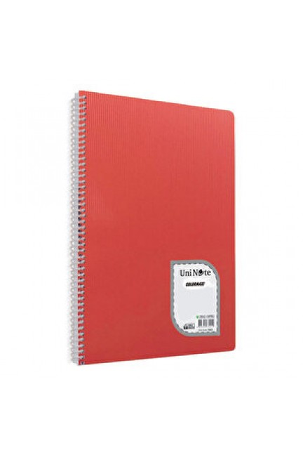 Çınar Colormaxi Çizgili Spiralli PP Kapak Defter 21 cm x 29.7 cm 120 Yaprak