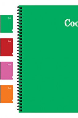 Keskin Color Cool Spiralli PP kapak A4 Kareli Defter 60 Yaprak