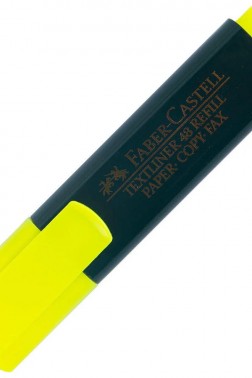 Faber-Castell 48 Fosforlu Kalem Sarı