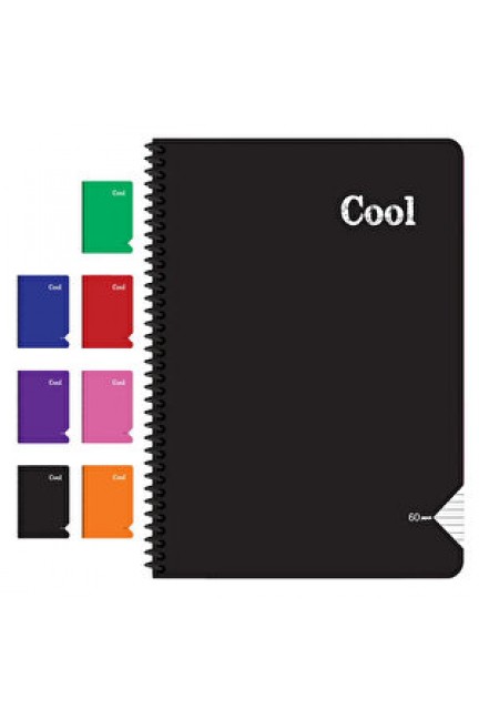 Keskin Color Cool A4 72 Yaprak Kareli Pp Kapak Spiralli Defter