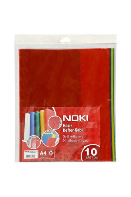 Noki A4 Hazır Defter Kabı Geçmeli 10'lu Paket