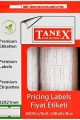 Tanex Motex Çizgili Beyaz 12 mm x 21 mm Fiyat Etiketi 24'lü Paket